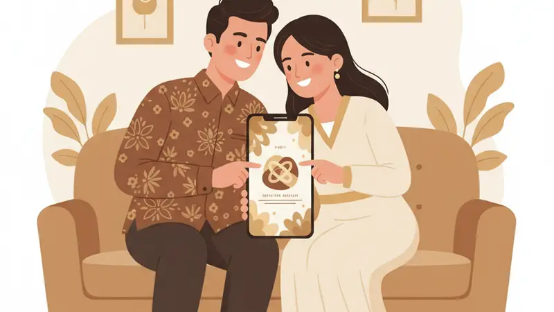 Proses Membuat Undangan Wedding Online