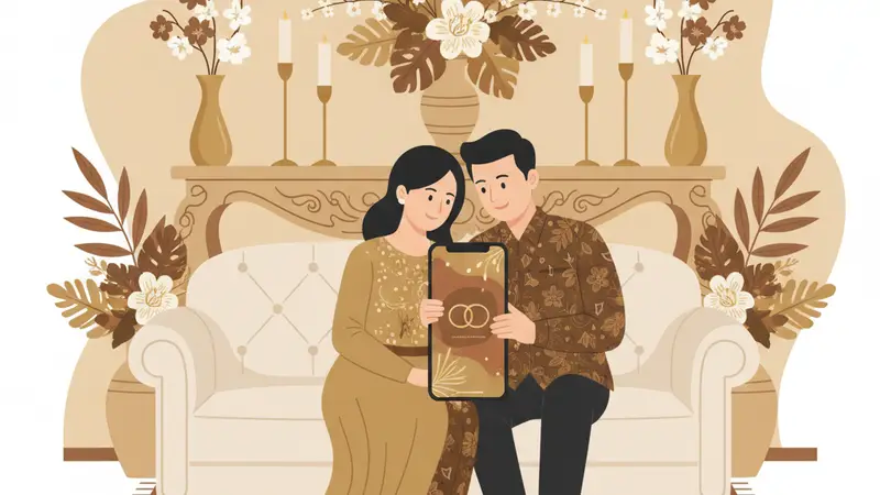 Undangan Pernikahan Digital 3D dengan Desain Mewah