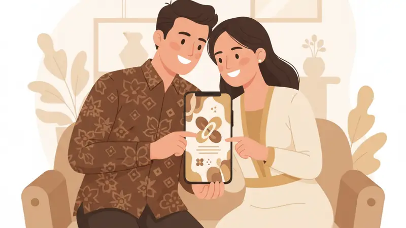 Contoh Undangan Pernikahan Korea Klasik