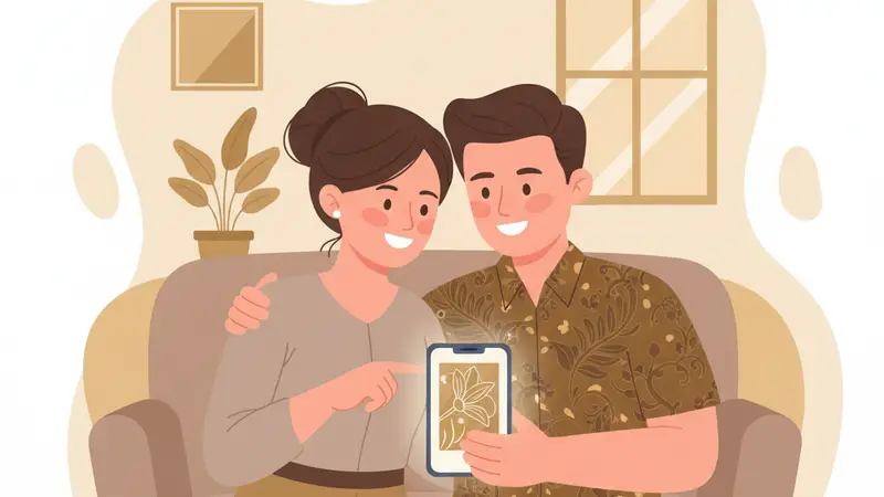 Proses pembuatan undangan digital birthday yang mudah