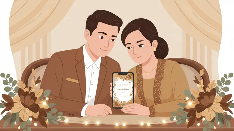Undangan Digital Minang dengan sentuhan adat