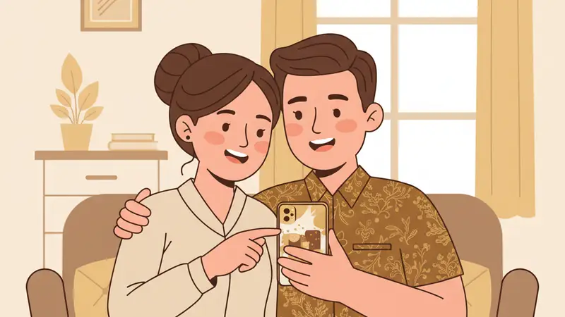 Desain undangan digital Minang yang elegan