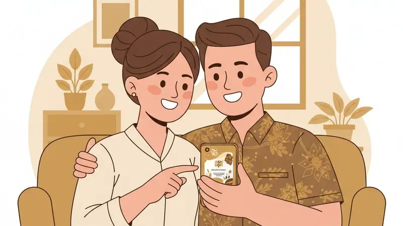 Contoh Undangan Digital Simple