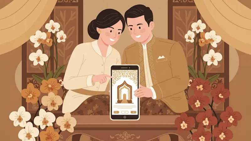 undangan online adat batak modern