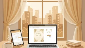 undangan virtual wedding - ilustrasi 4
