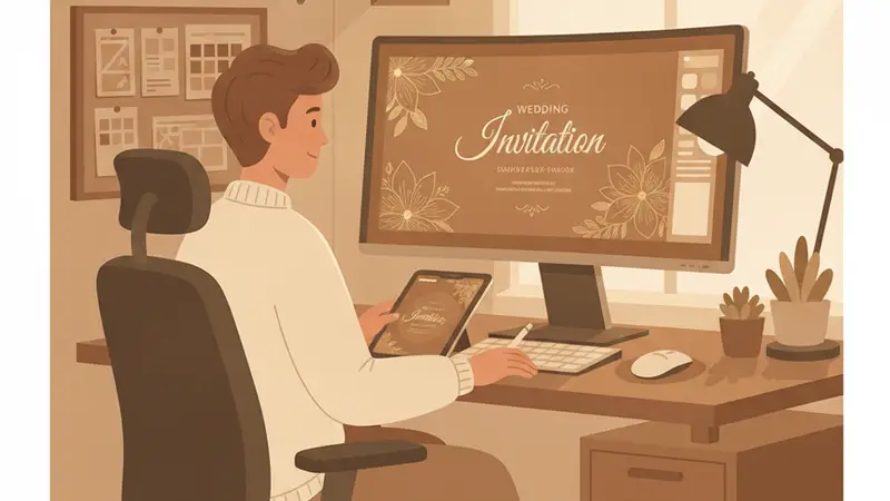 Antarmuka undangan digital Sannubari dengan fitur lengkap