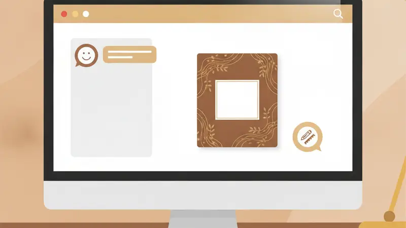 Seorang calon pengantin sedang memilih tema desain untuk undangan digitalnya