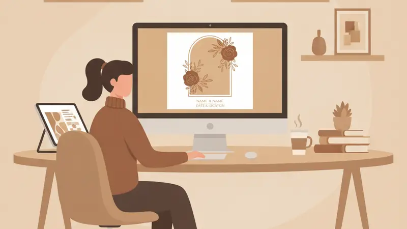 Tampilan antarmuka undangan online Sannubari