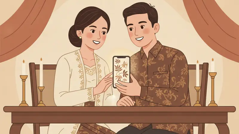 Ilustrasi bayi dan undangan aqiqah digital gratis
