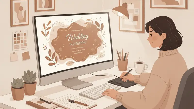 Mengumpulkan aset untuk undangan digital video