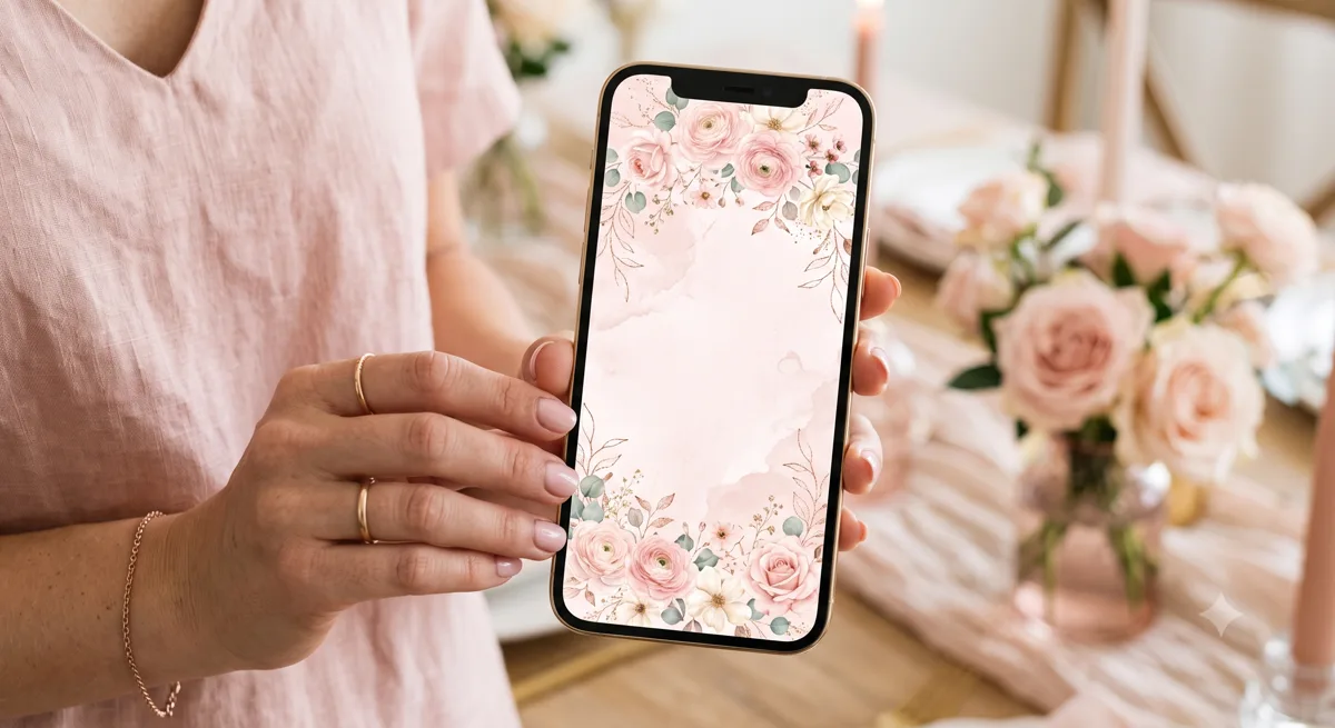 Undangan Pernikahan Digital Pink yang Interaktif