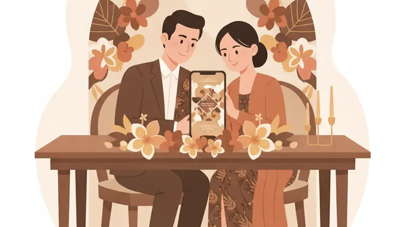 Contoh Undangan Lamaran Digital Modern
