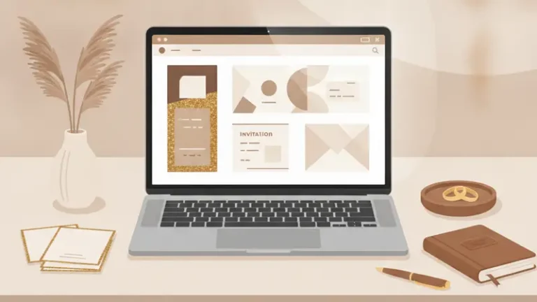 download undangan digital pernikahan ppt - ilustrasi 4
