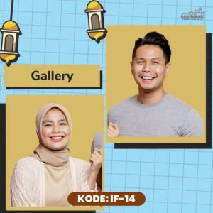 Desain video ucapan Idul Fitri digital Sannubari kode IF-14